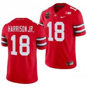 NCAA Ohio State Buckeyes Women's #18 Marvin Harrison Jr. Red 2023 Football College Jersey BZG1442ZL